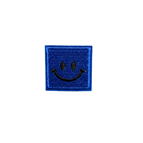 Blue Square Smiley