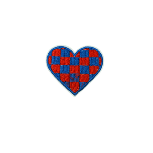 Blue and Red Heart
