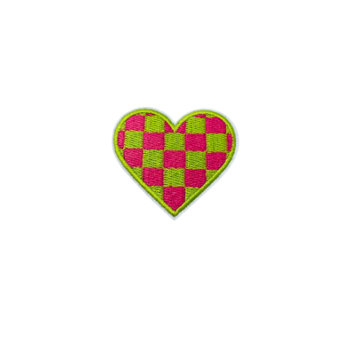 Lime and Pink Heart